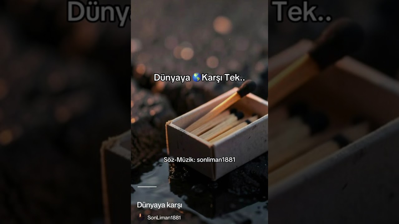 D&uuml;nyaya karşı tek sonliman1881 #keşfet #m&uuml;zik #2026 #yenişarkı 