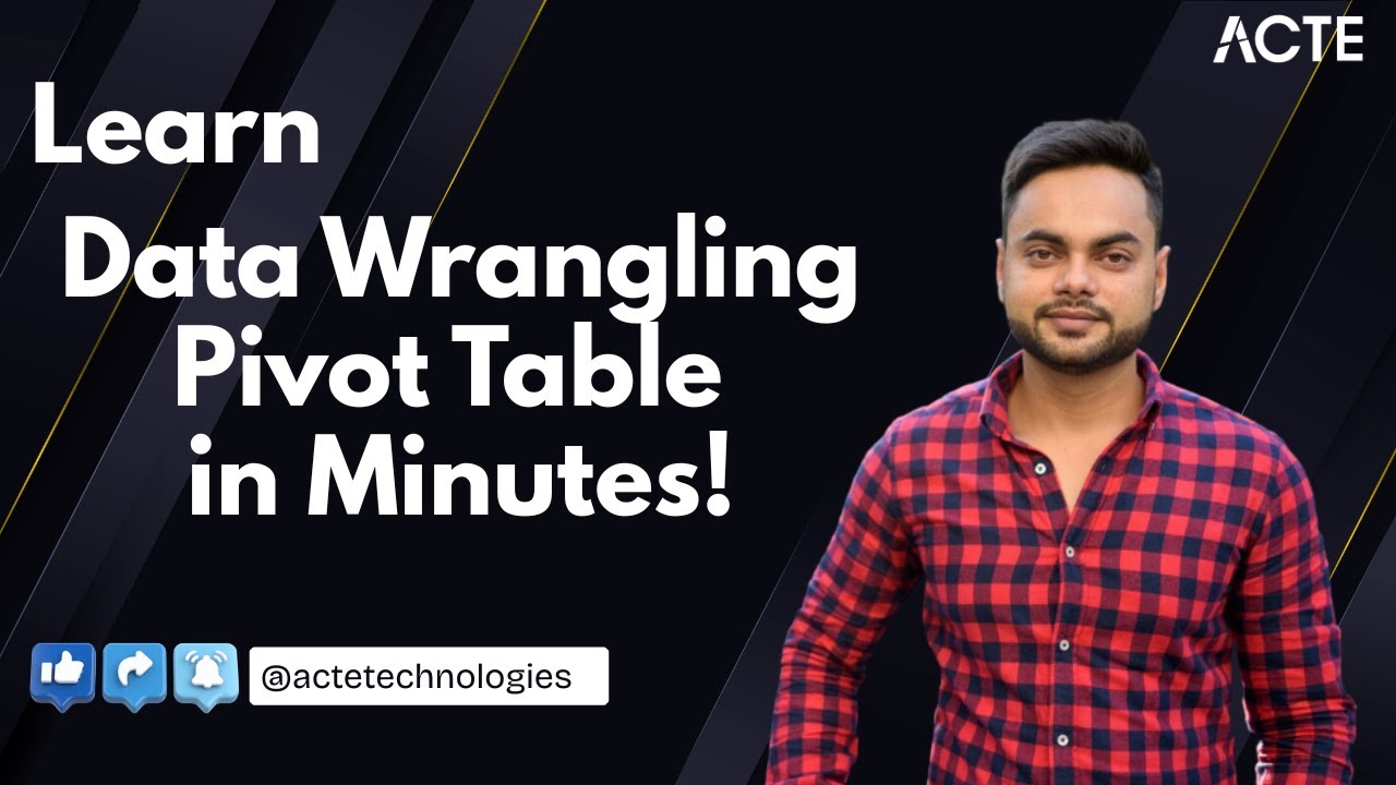 Data Wrangling with Pivot Tables 🔄 | Master Data Preparation in Data Analytics