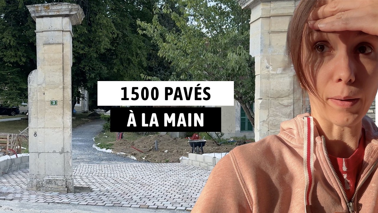1 500 камней вручную: титаническая стройка перед замком!