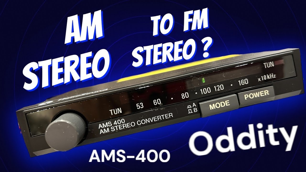 C-Quam Harris Motorola AMS 400 AM Stereo Converter: Unboxing Rare 80s Radio Gear!  @avtransfersUK