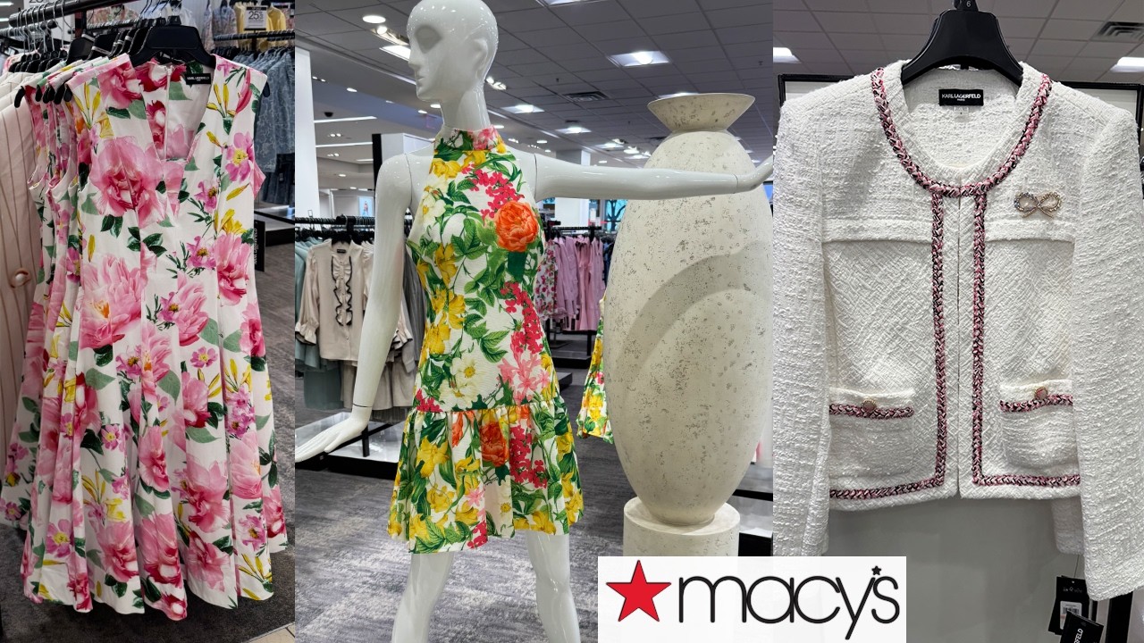 🌷 MACY&rsquo;S NEW SPRING-SUMMER 2026 KARL LAGERFELD DRESSES 💖 WOMEN&rsquo;S FASHION ARRIVALS