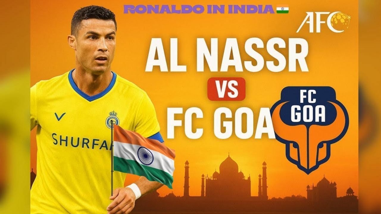 Cristiano Ronaldo to Play in India ?? Al Nassr vs FC Goa in AFC | Ronaldo इंडिया में 🥹😳😳