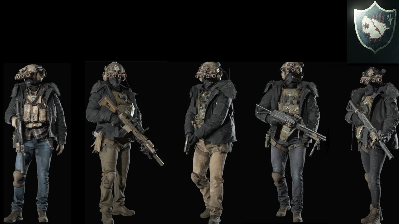 Resident Evil Village looking At Hound Wolf Squad Figures