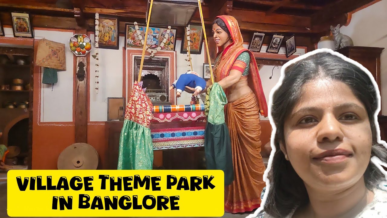 Rangoli garden/ Janapada Loka park/ Village theme park in Bangalore/ Village Park/ parks in jakkur