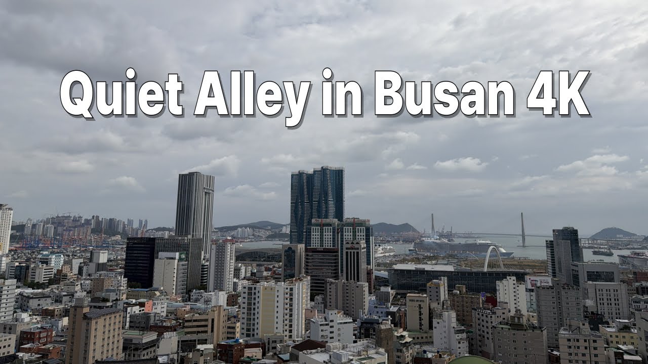 Busan Ibagu-gil Walking Tour | Quiet Old Alley near Busan Station [4K] 