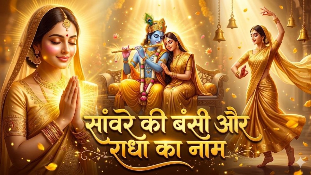 Peaceful Radhe Krishna Bhajan 2026 | Sanware Ki Bansi Aur Radha Ka Naam | Meditation Music