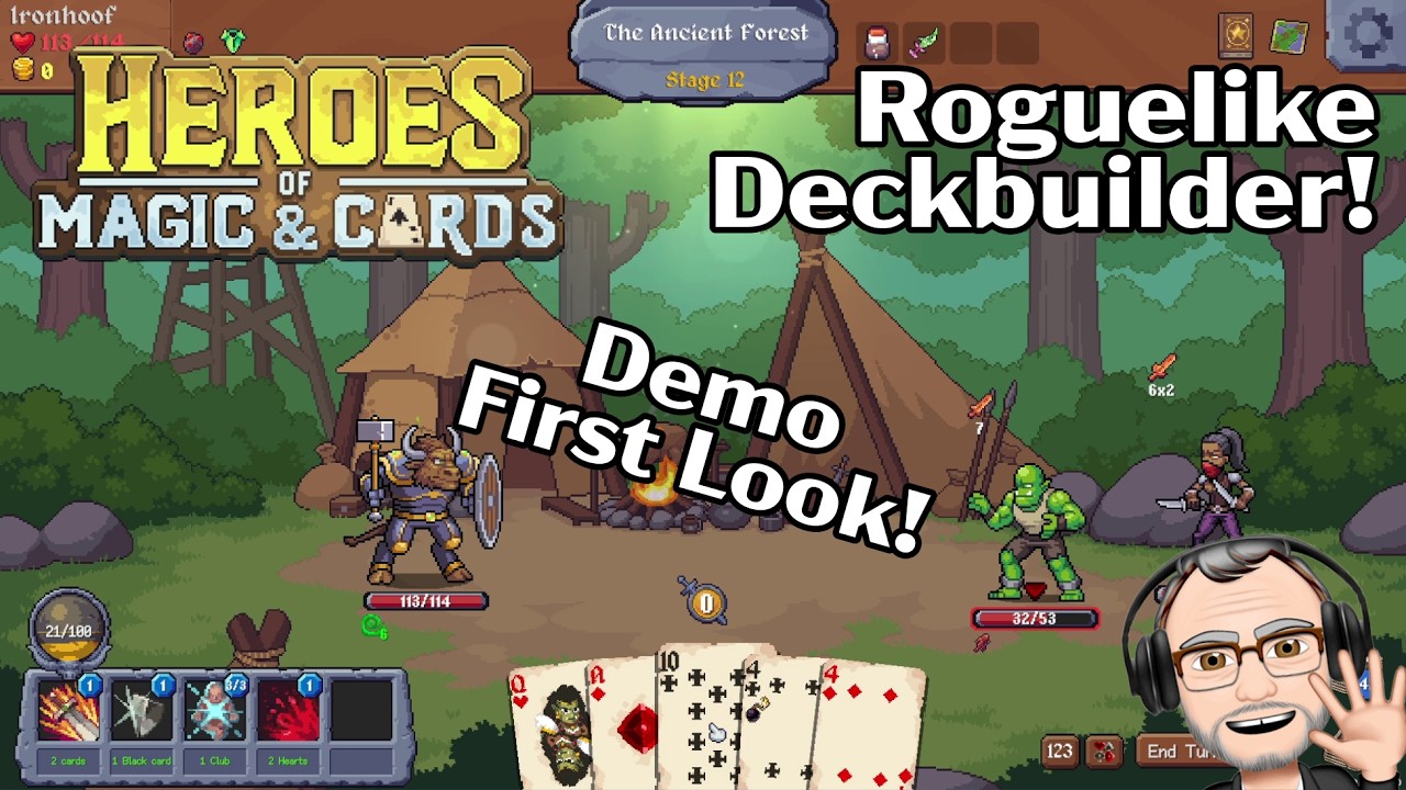 Slay the Spire and Balatro had a baby? | Heroes of Magic and Cards | First Look Demo Gameplay
