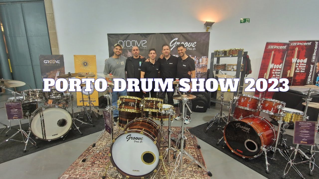 Groove Cymbals at the 2023 Porto Drum Show - Booth
