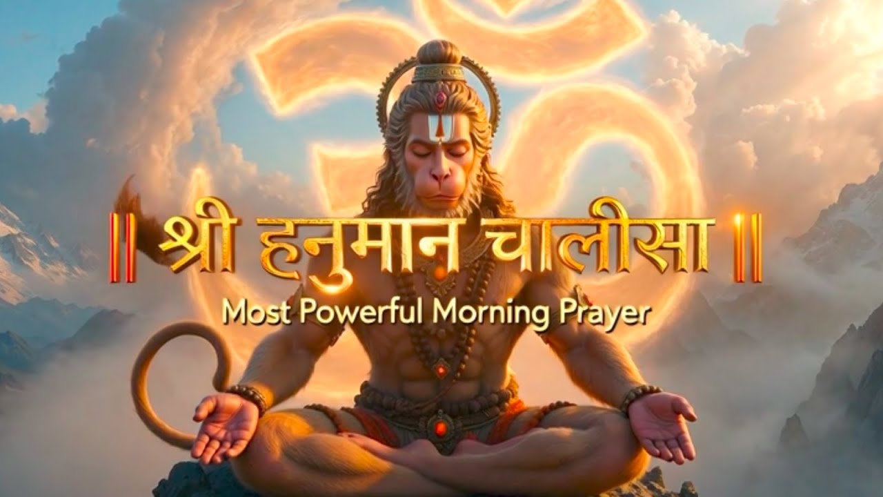 Shri Hanuman Chalisa ||  श्री हनुमान चालीसा ||  Full Lyrics & Meaning | Powerful Devotional Prayer.