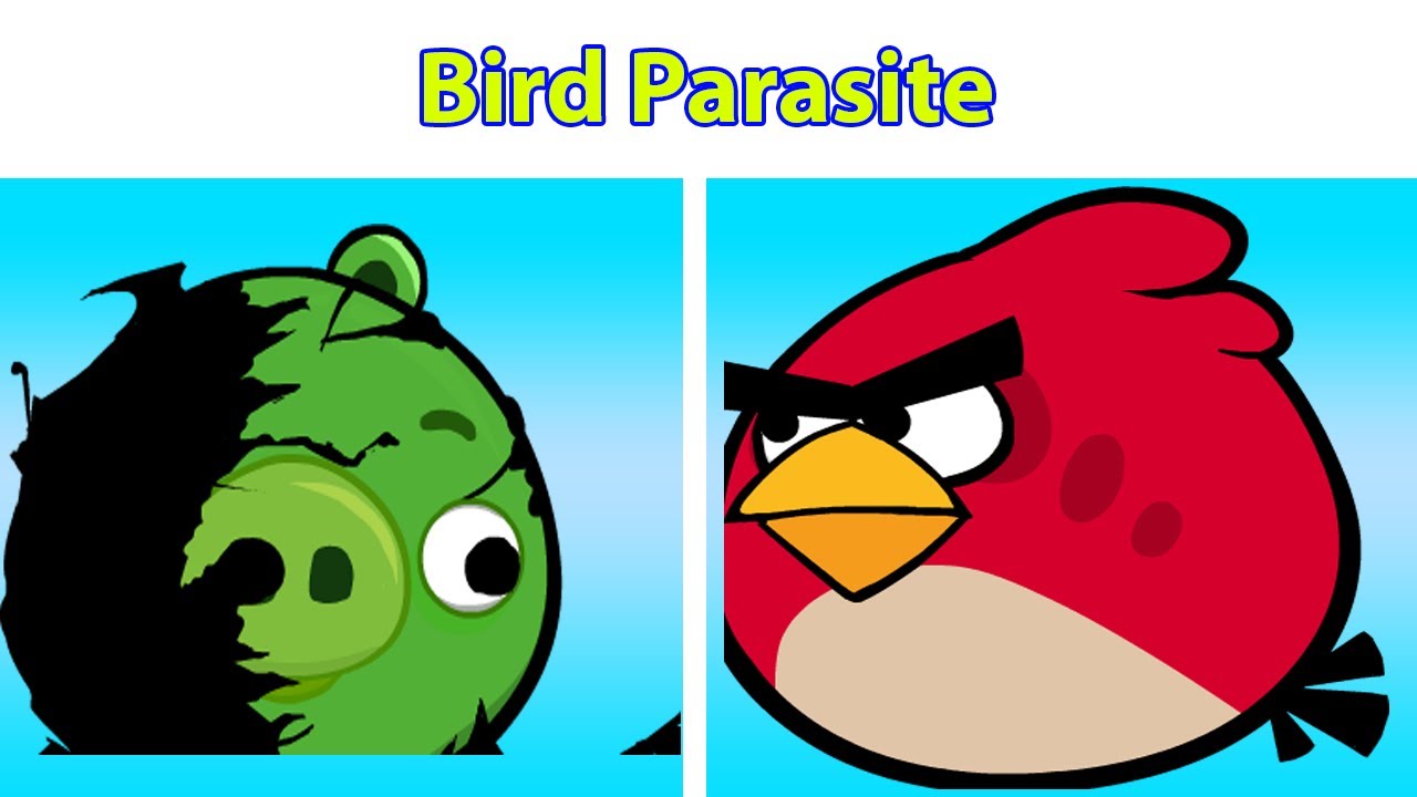 Friday Night Funkin' VS Angry Birds Parasite | Musta Parvi (fnfmod) (horror)