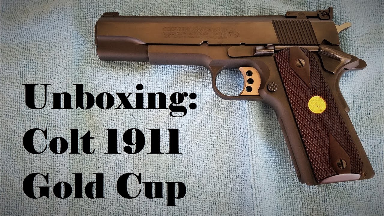 Распаковка: Colt 1911 Gold Cup National Match Series 70