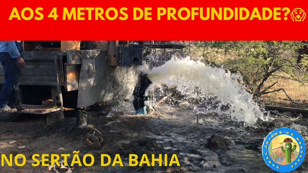 Encontramos Água com 4 metros de profundidade, como isso foi possível? 😱