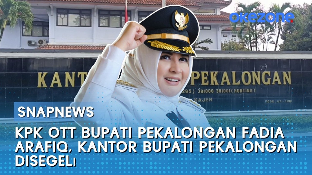 KPK OTT Bupati Pekalongan Fadia Arafiq, Kantor Bupati Pekalongan Disegel!