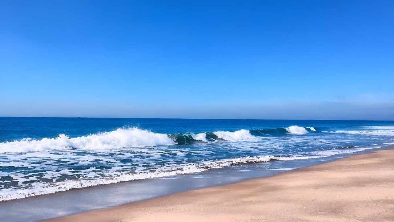 Coastal Ambience 🌊| Natural Green Noise for Deep Sleep & Anxiety Relief