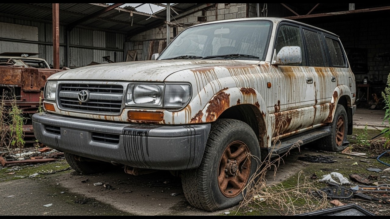 ASMR Car Restoration! Full Restoration 1995 Toyota Land Cruiser