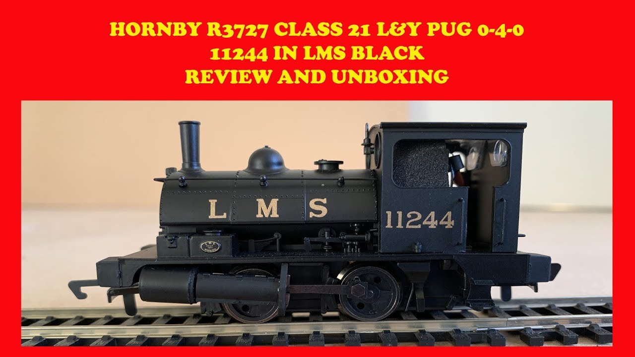 Hornby R3727 LMS Pug Locomotive Unboxing