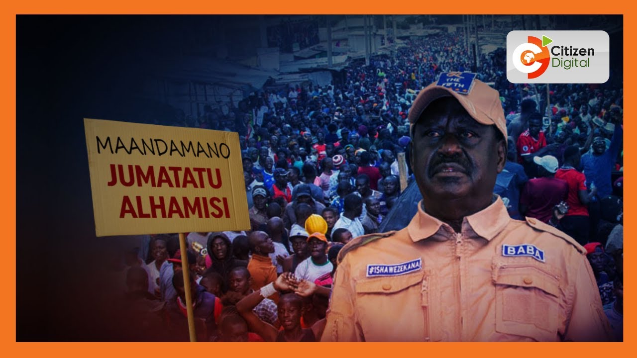 Raila Odinga says protests will take place on Mondays and Thursdays