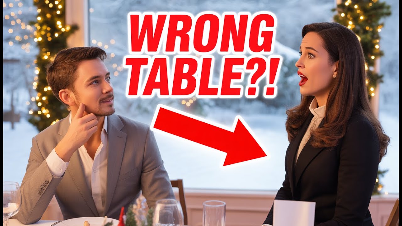 “I’m at the Wrong Table?” — Then She Realized the Truth