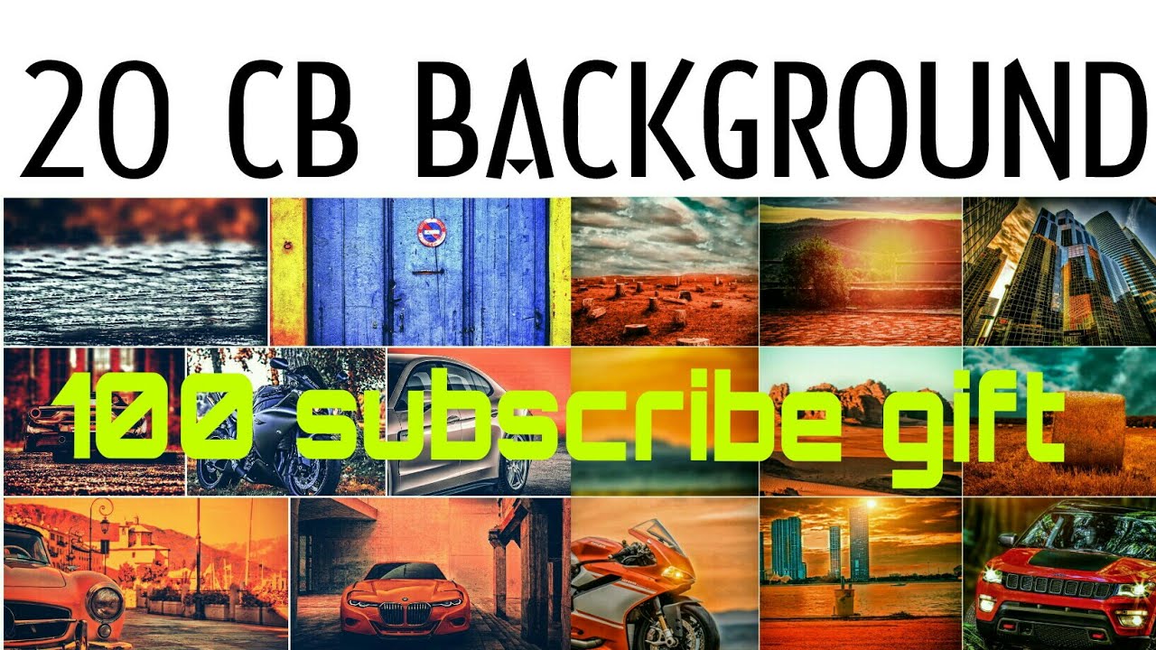 How to Download Top 20 New CB Background 2017 | By SR edits