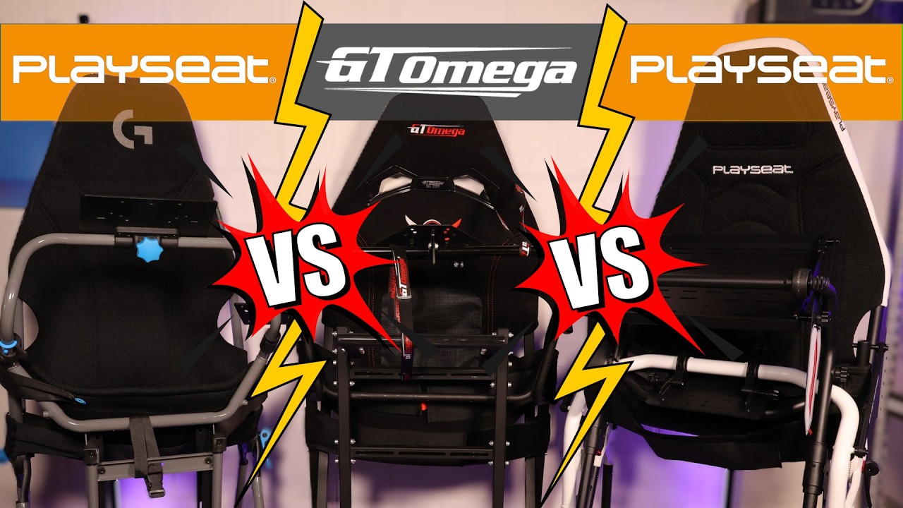Playseat Challenge DD против GT Omega Sprint против Playseat Challenge X | Топ-3 складных кокпито...