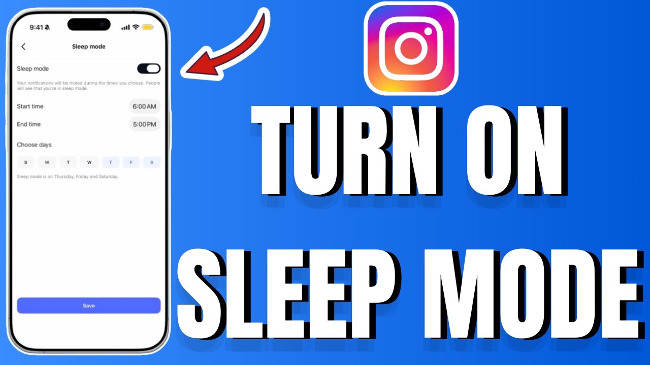 Как включить спящий режим в Instagram (2026)