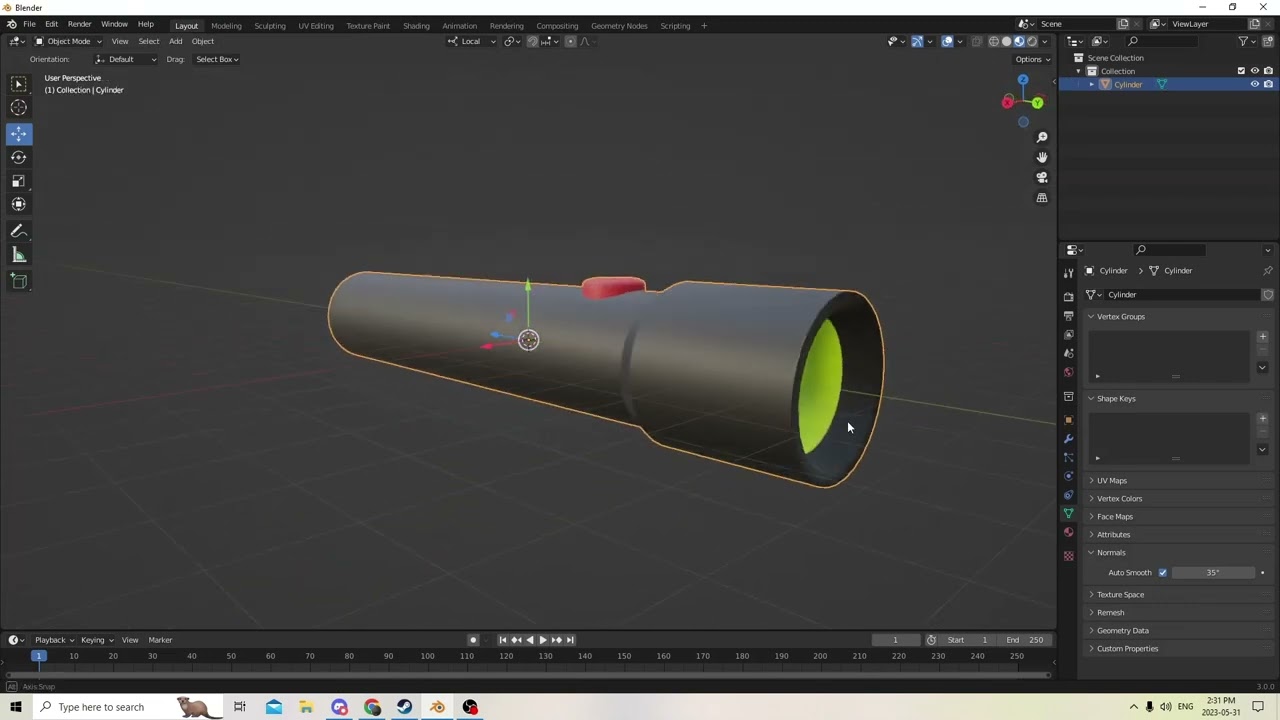 Blender easy flashlight tutorial (part 1)