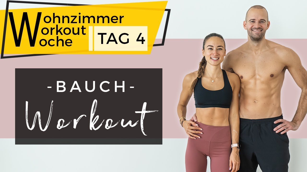 Bauch Fatburn HIIT Workout | Wohnzimmer Workout Woche - Tag 4