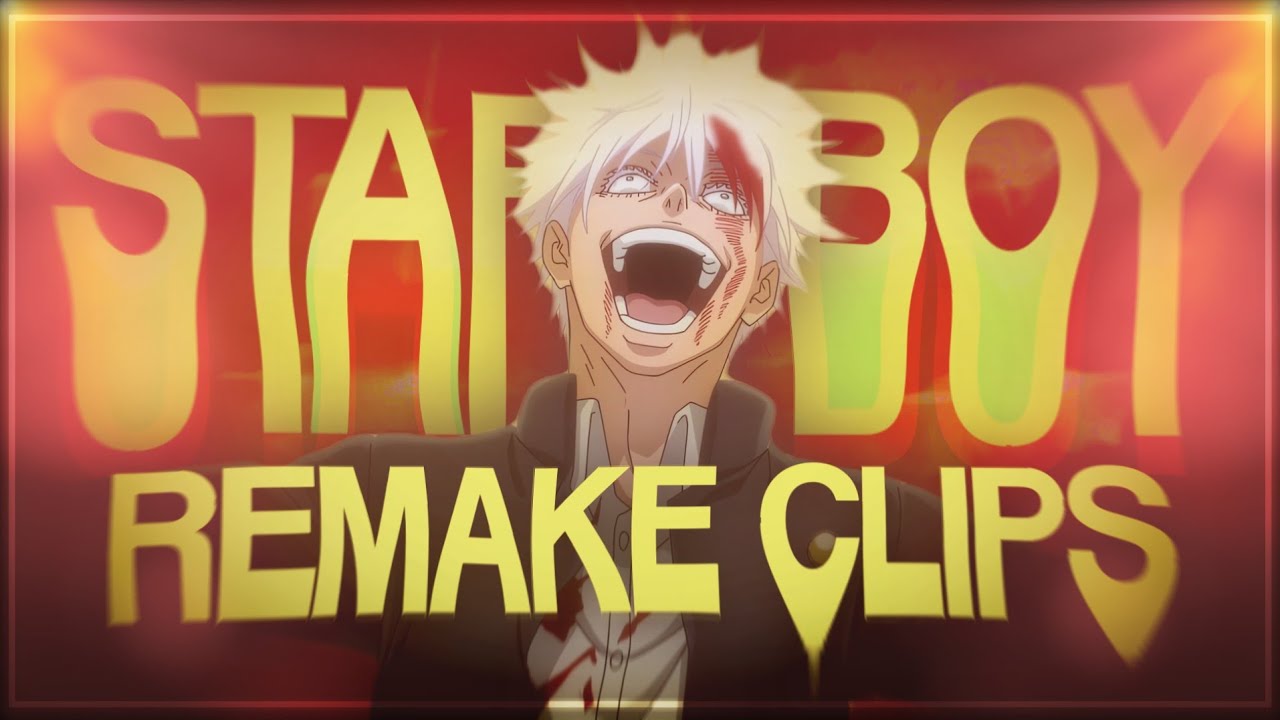 Xenoz Starboy Gojo Satoru Best Remake Clips For Edits