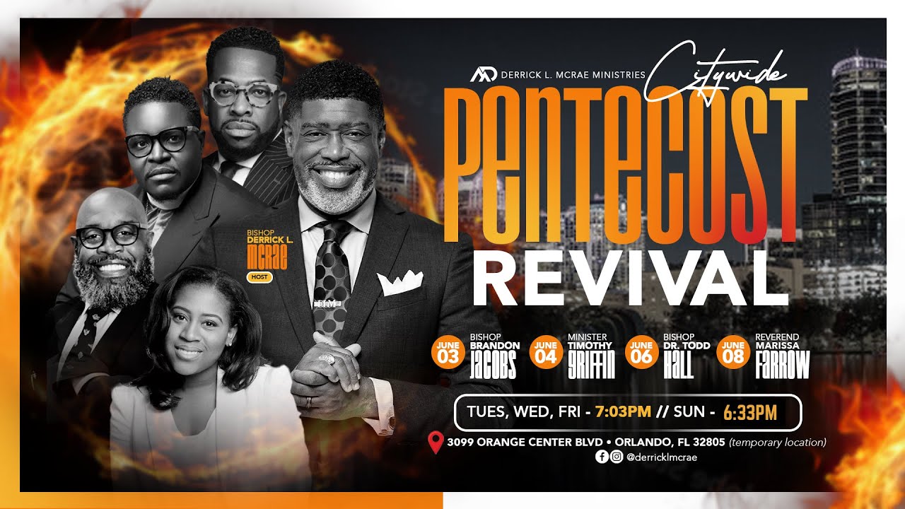 Pentecost Revival Night 3 🔥 |  Bishop Dr. Todd Hall