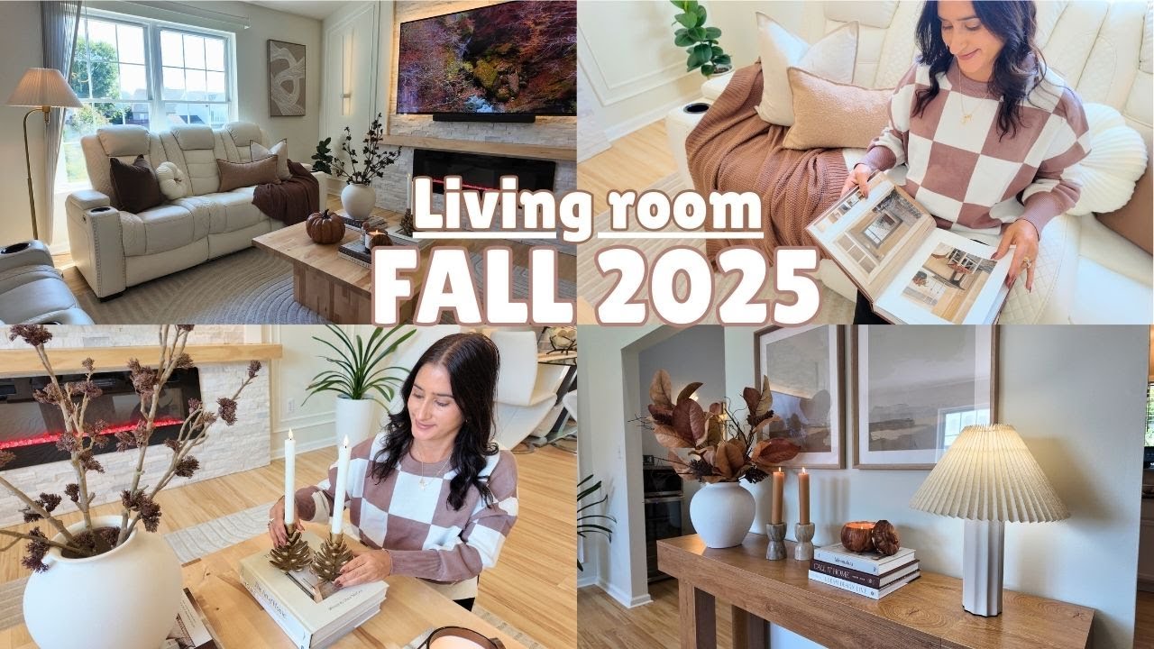 Decorando mi Sala para Otoño 2025 🍁 | Fall Living Room Tour