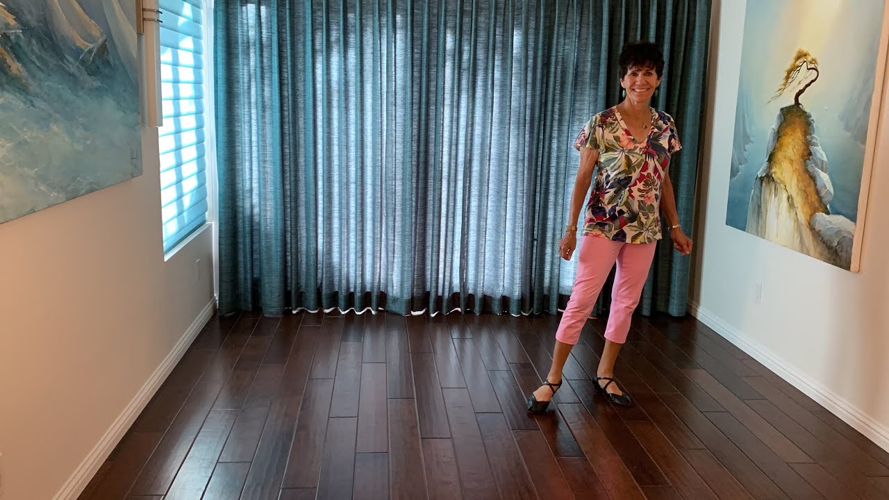1, 2, 3 line dance demonstration and tutorial by Stephie