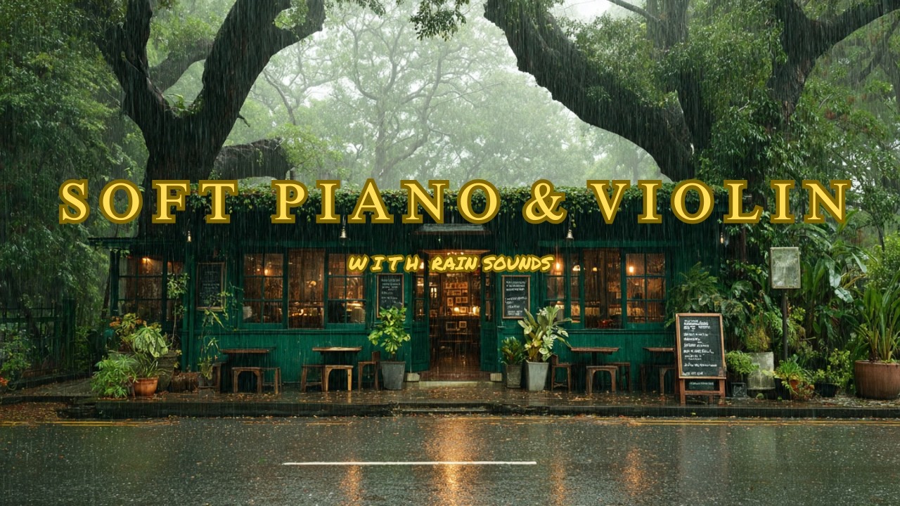 Calm Rain & Piano for Cozy Night Sleep