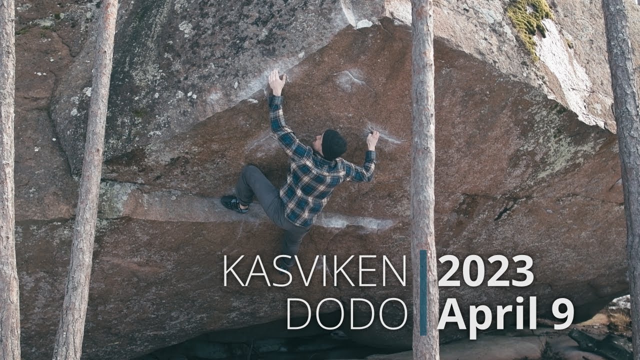 Kasviken Climbing vlog 2023-04-09