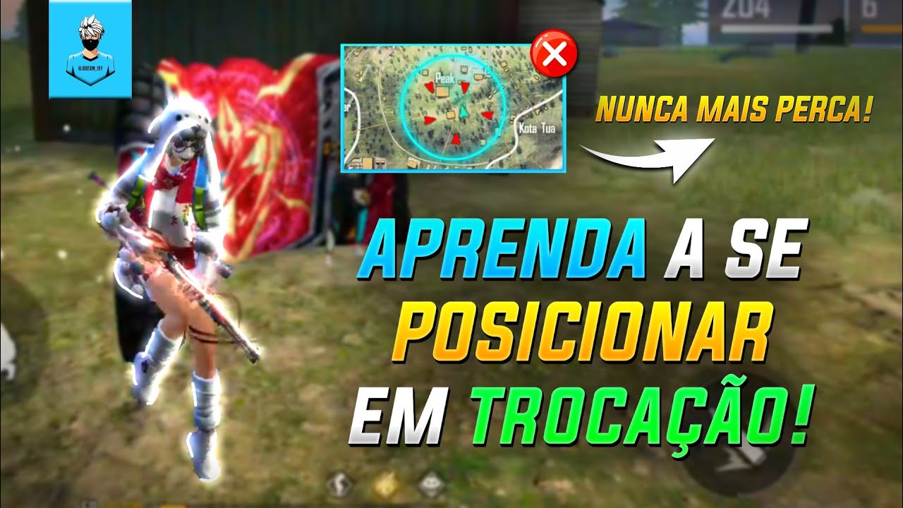 COMO SE POSICIONAR NO FREE FIRE - NUNCA MAIS PERCA TROCAÇÃO | FREE FIRE TUTORIAIS