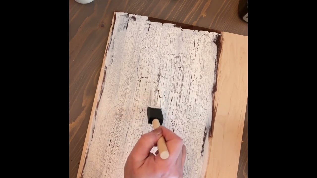 Faux cutting board distressed finish tutorial, laser cut file by NicCreates