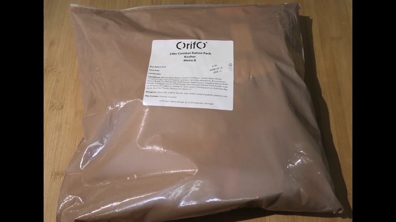 Orifo   24h MRE Typ 8 Kosher (MHD 2027)