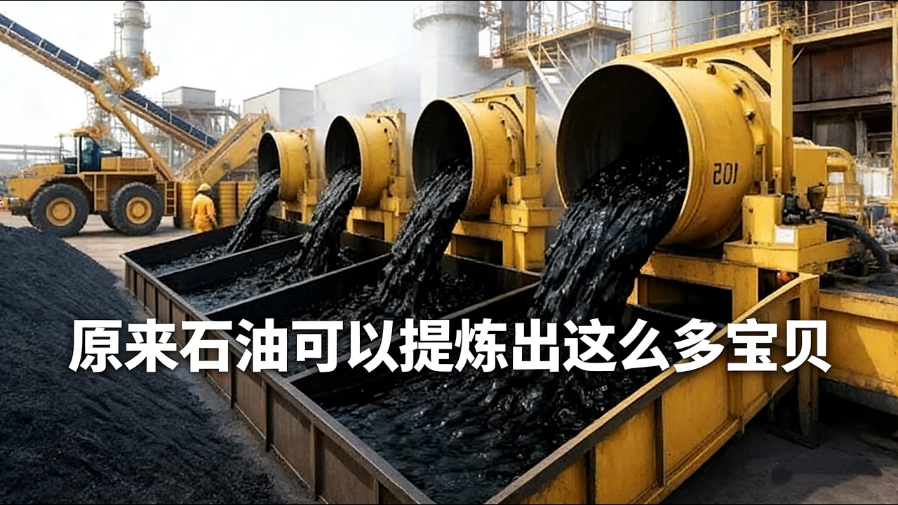 炼油厂究竟是如何提炼石油的？没想到石油能变成这么多宝贝
