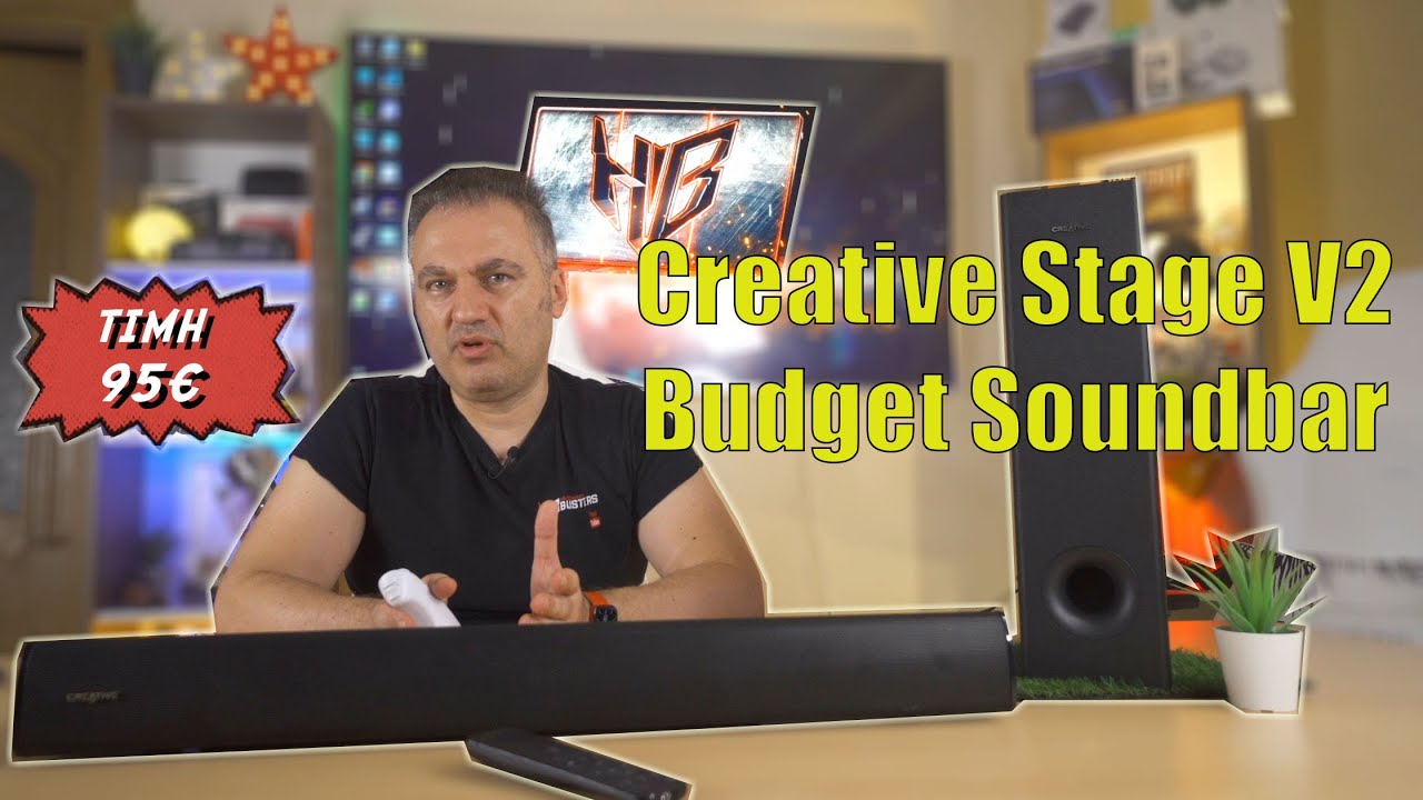 Creative Stage V2 Budget Soundbar Review - Great for $110 or €95?
