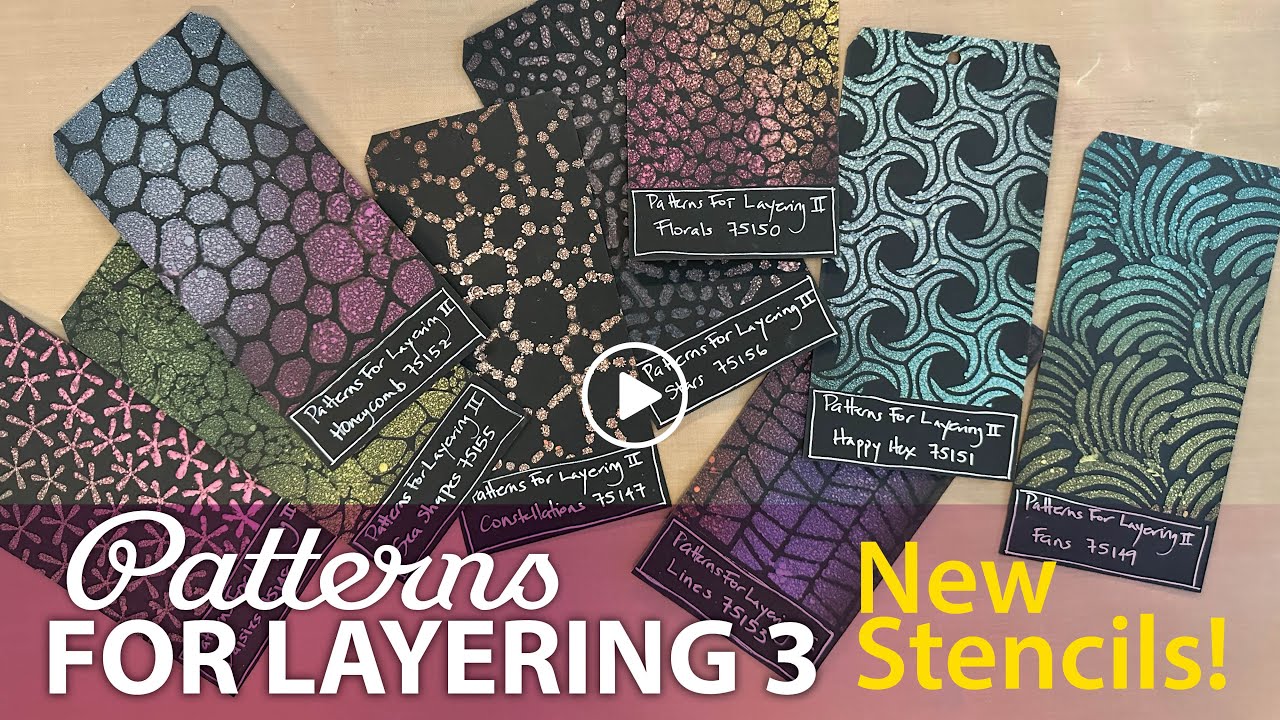 Layering Stencil Designs for Gel Printing–Tutorial Tidbits