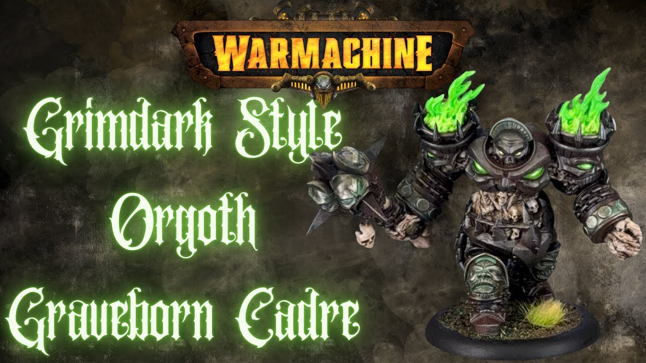Warhammer не владеет мрачным миром | Урок по покраске миниатюр Warmachine Frozen & Forgotten Orgo...
