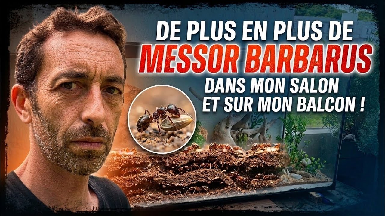 Encore plus de monde chez les #messorbarbarus une énorme colonie de #fourmis dans mon appartement!