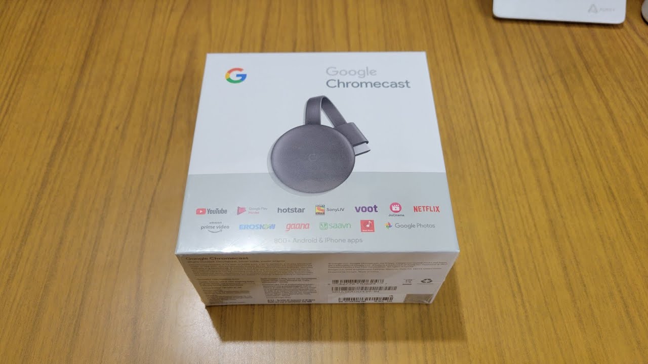 Google Chromecast 3 Unboxing