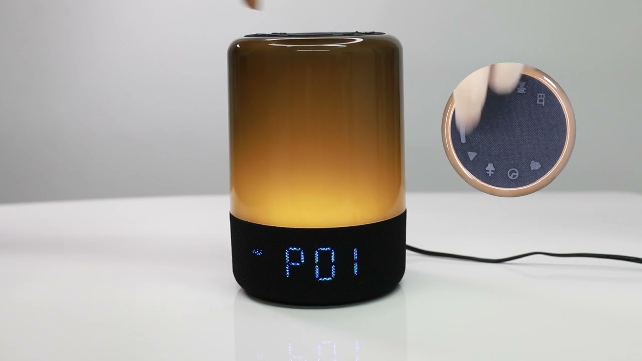 Bluetooth Alarm Clock with Night Light Instructional Video