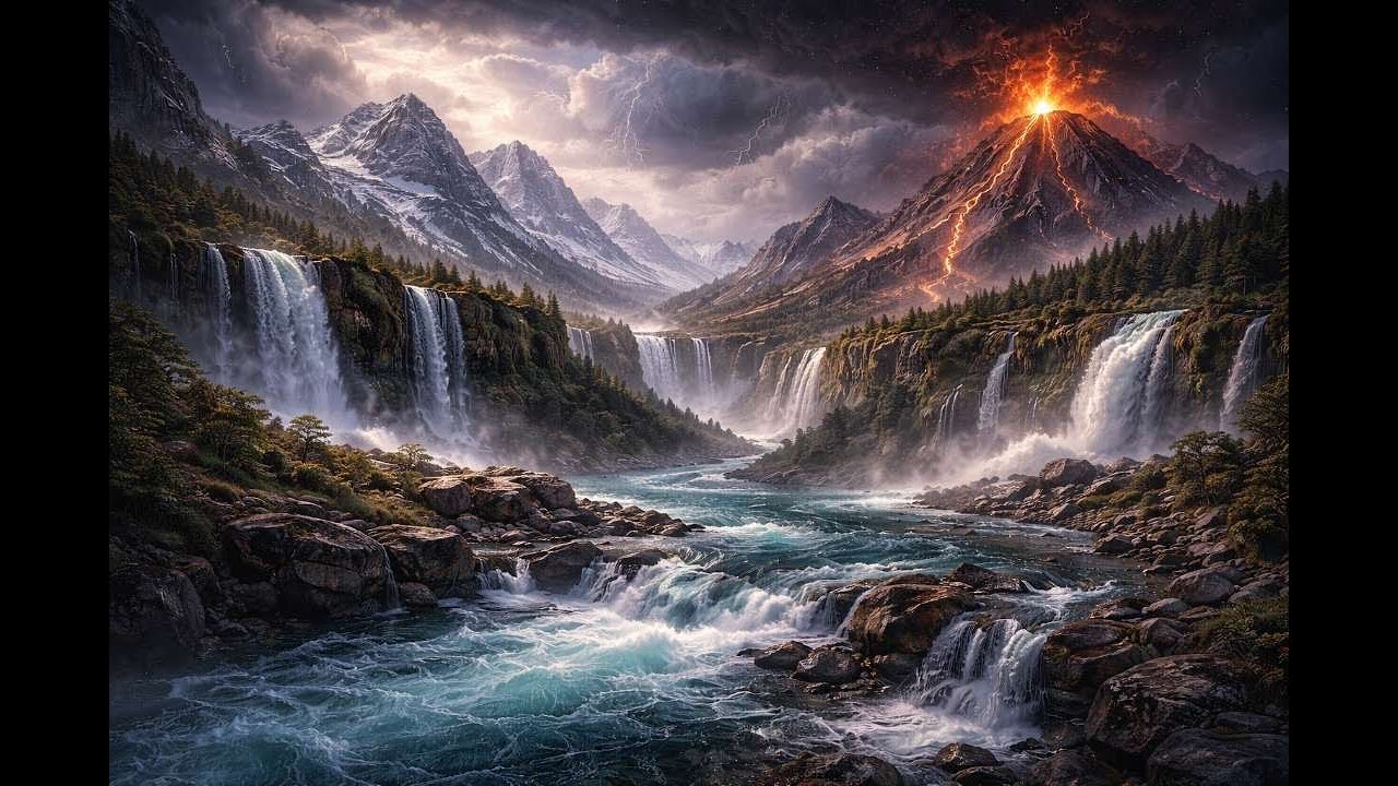 The Quiet Power of Nature 🌎 Inspiring Natural Landscapes, Mountains & Flowing Rivers