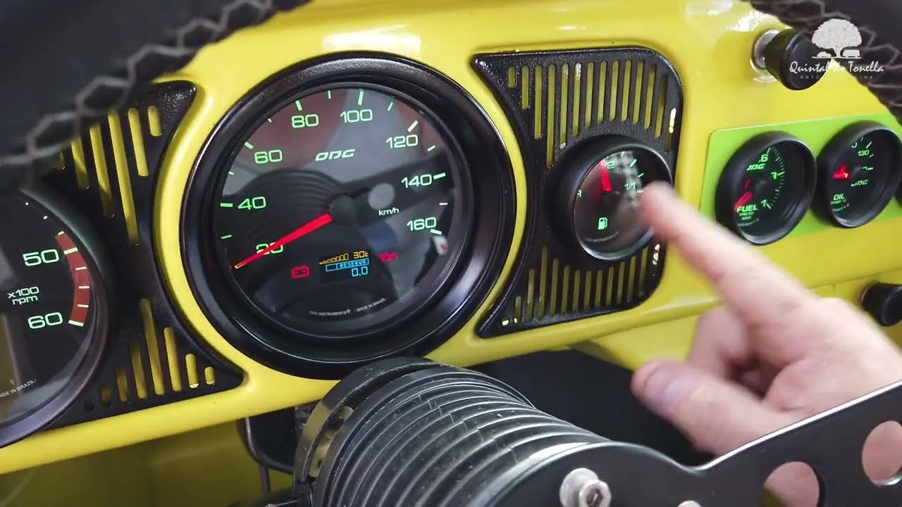 Painel da ODG no Fusca - Configuração do sensor de velocidade e display
