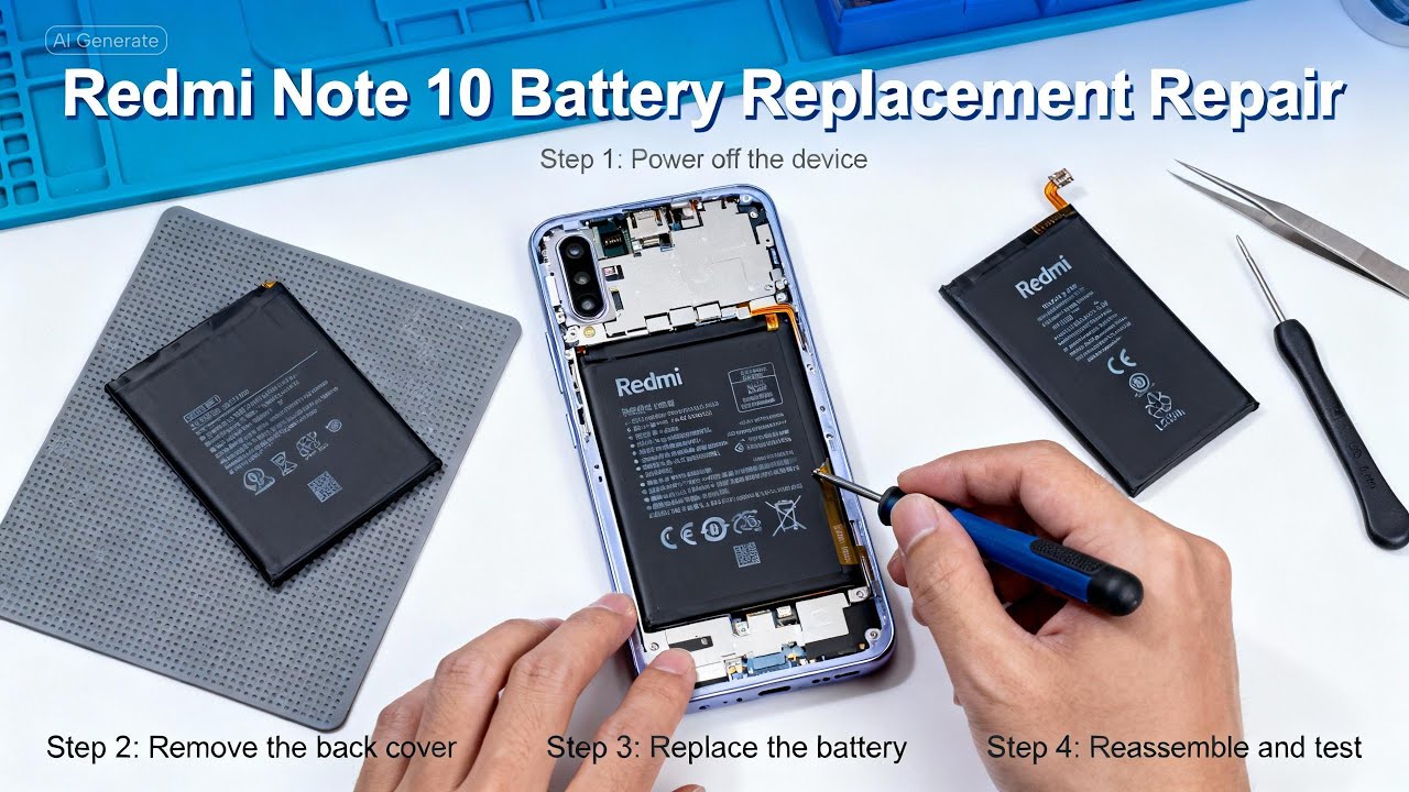 Redmi Note 10 Battery Replacement Repair