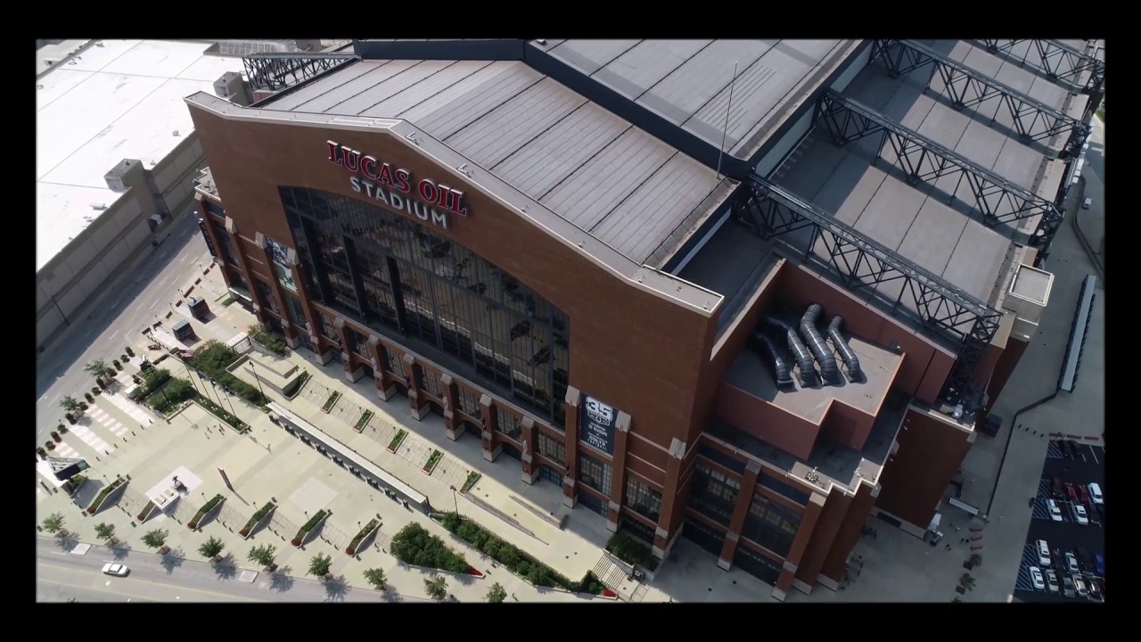Drone Video 4K - Lucas Oil Stadium