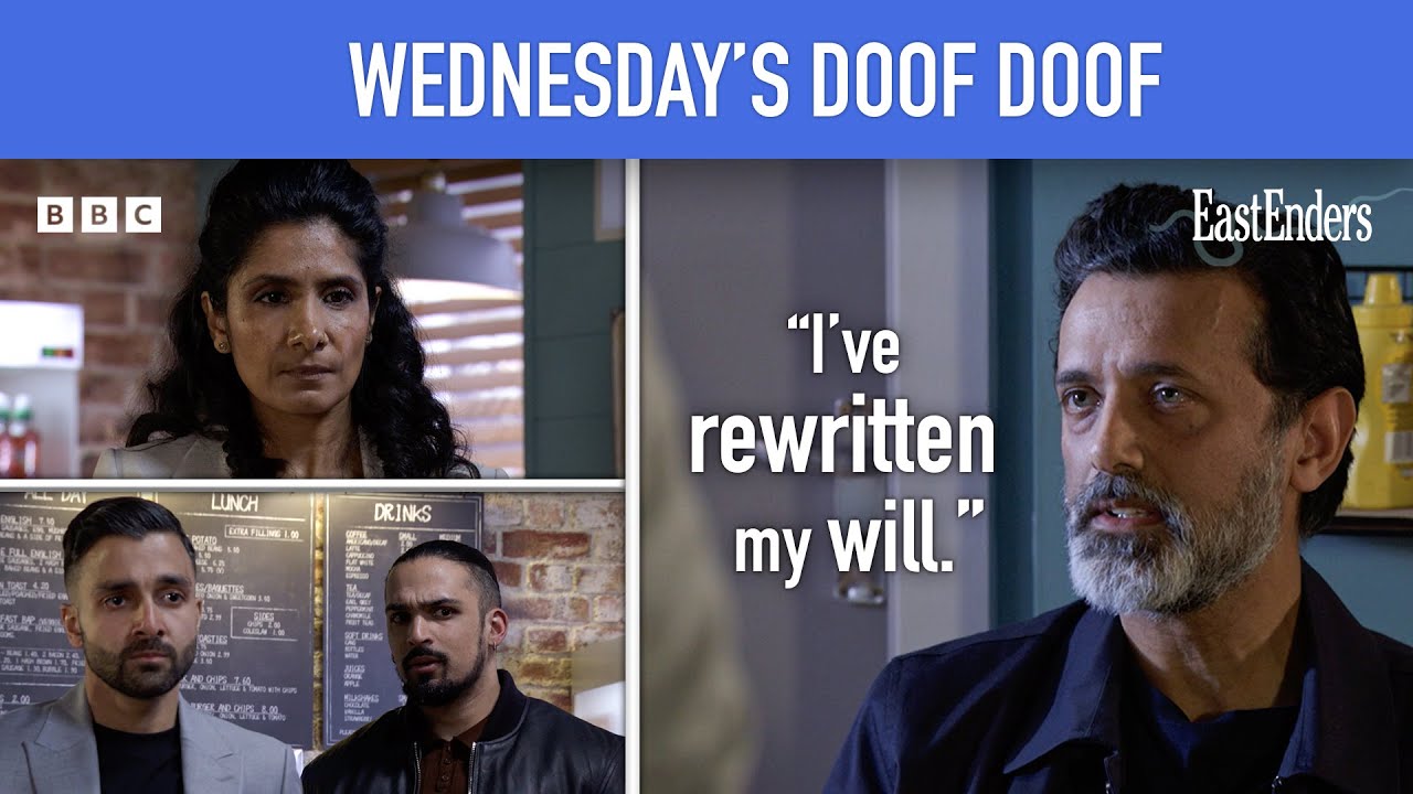 EastEnders 29/05/24: Nish Rewrites His Will, Leaving His Family Out Of It
