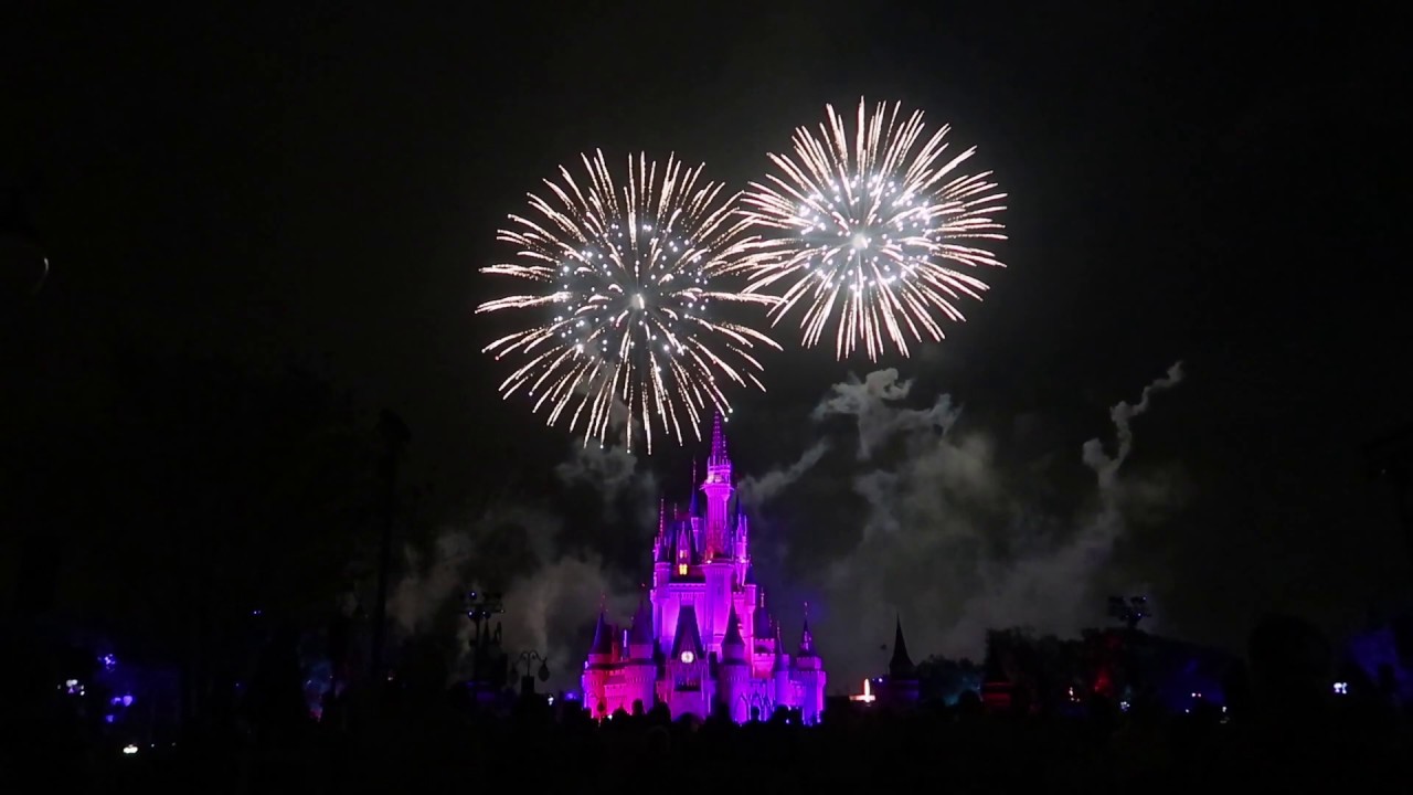 Disney's Magic Kingdom DVC Moonlight Magic Fireworks FULL SHOW