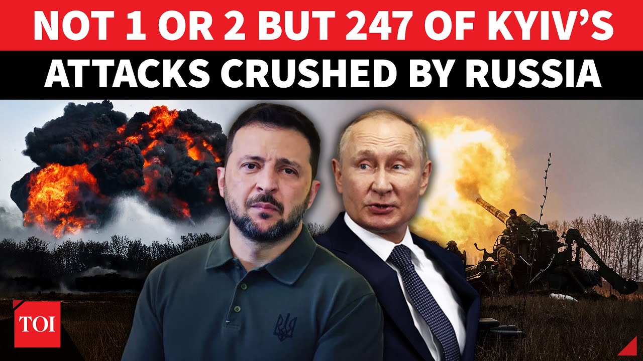 Roaring 'Air War Win' For Putin: 247 Ukrainian Attack Attempts CRUSHED; Russian Shield Holds Strong